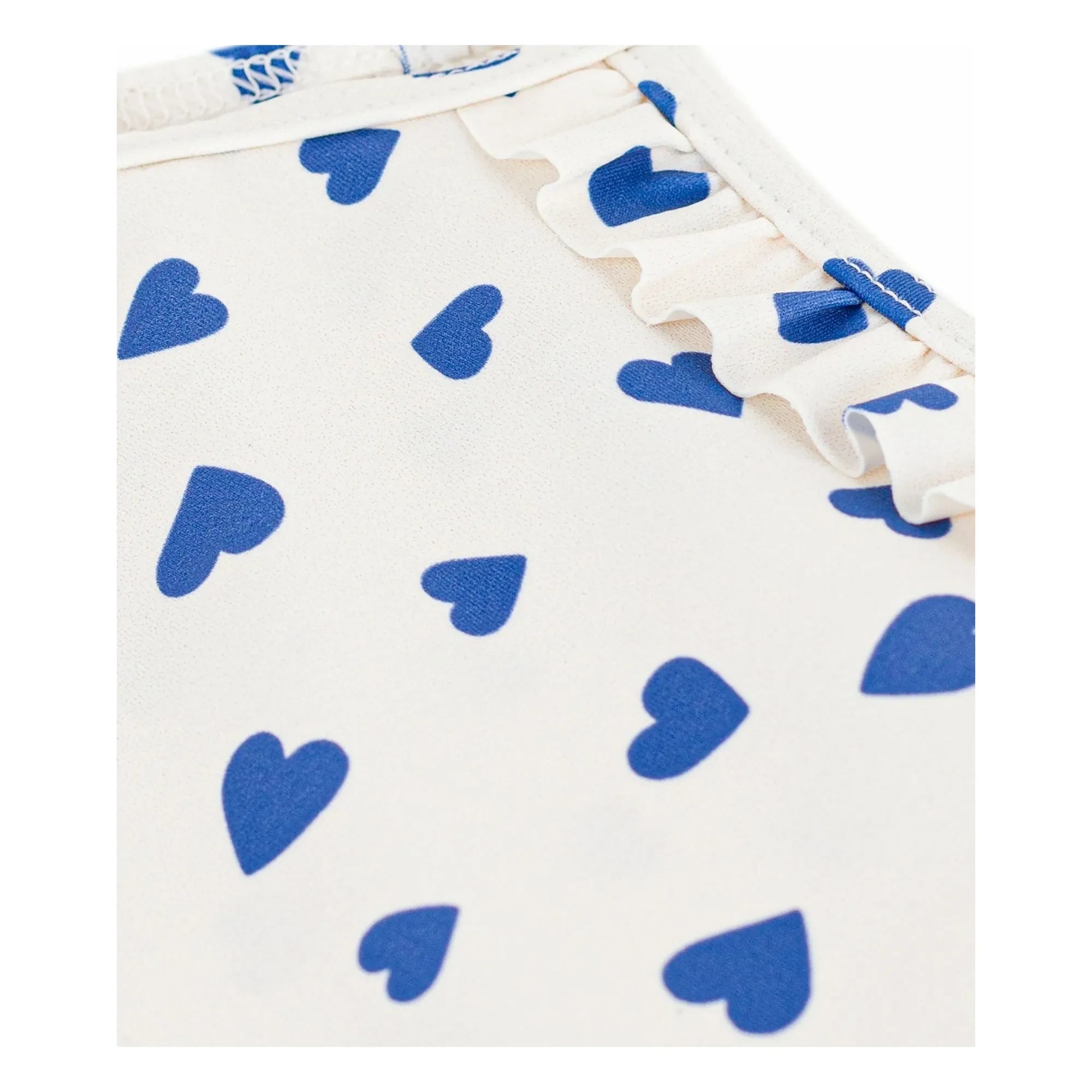 Petit Bateau - Cœurs Badeanzug | Weiß