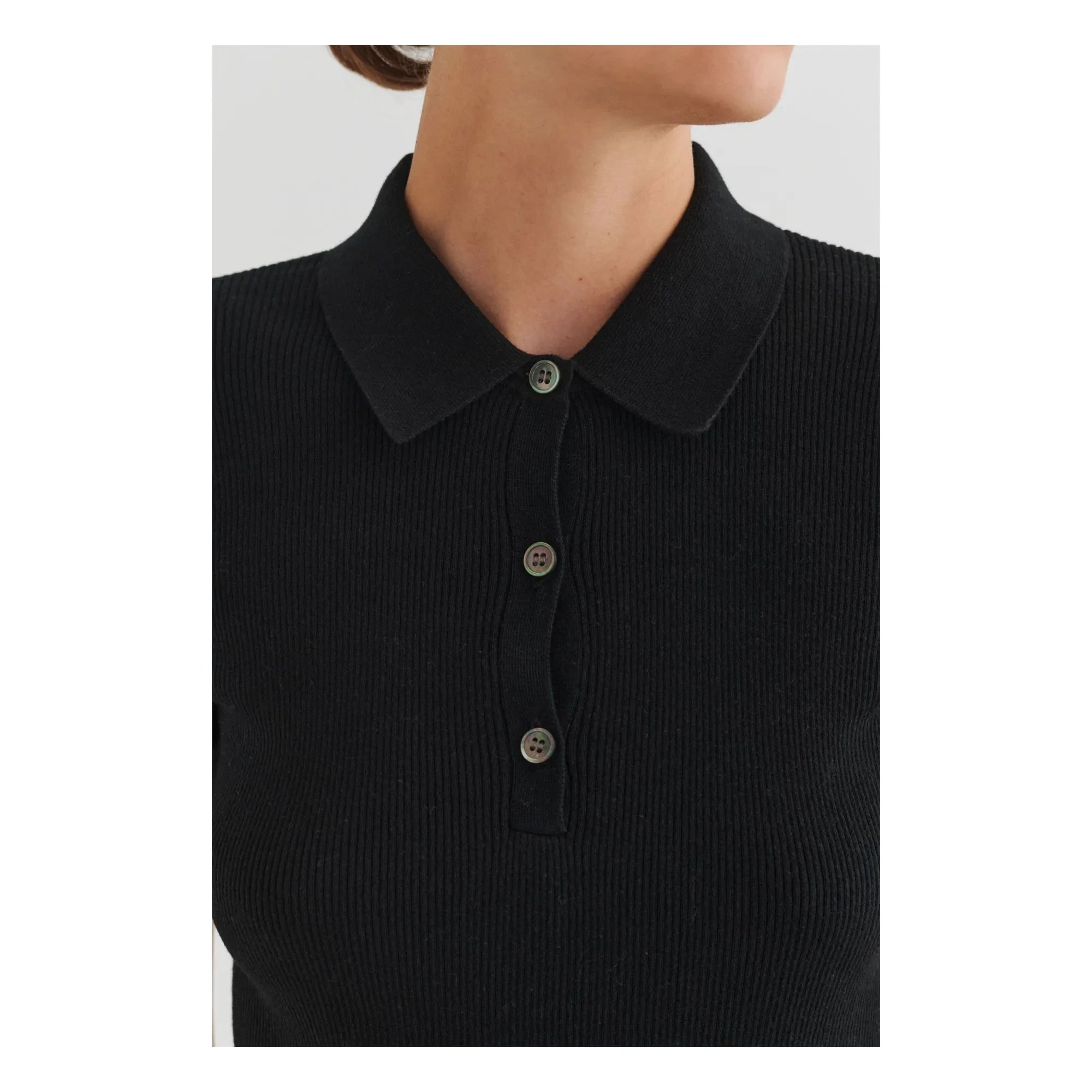 FUB - Polo Rib | Schwarz