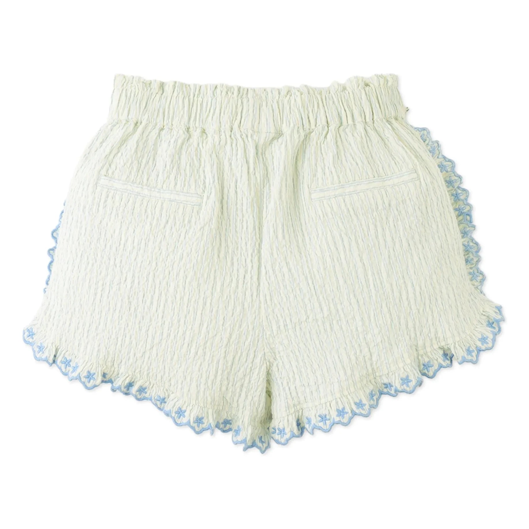 Gingersnaps - Isabel Gestreiftes Oberteil und Shorts-Set | Blau