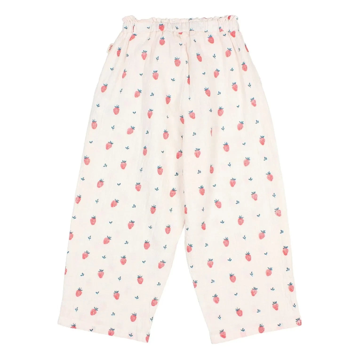 Búho - Erdbeerhose aus Bio-Baumwolle | Creme