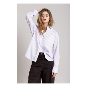 Smallable Woman - Kanel Gestreiftes Hemd | Lila
