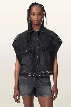AllSaints Kadın Kot Gömlek ALBA