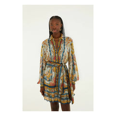 Farm Rio - Mosaic Garden Kleid | Blau