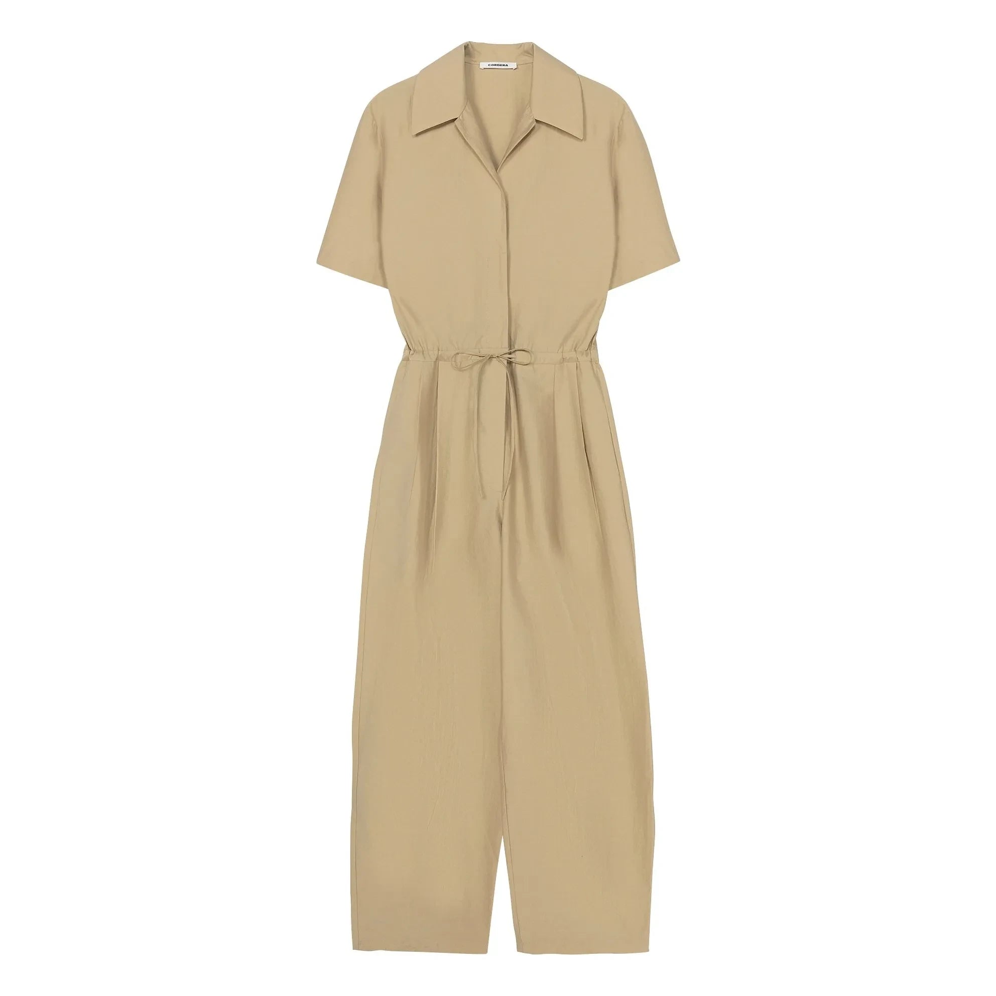 Cordera - Baumwoll-Jumpsuit | Beige