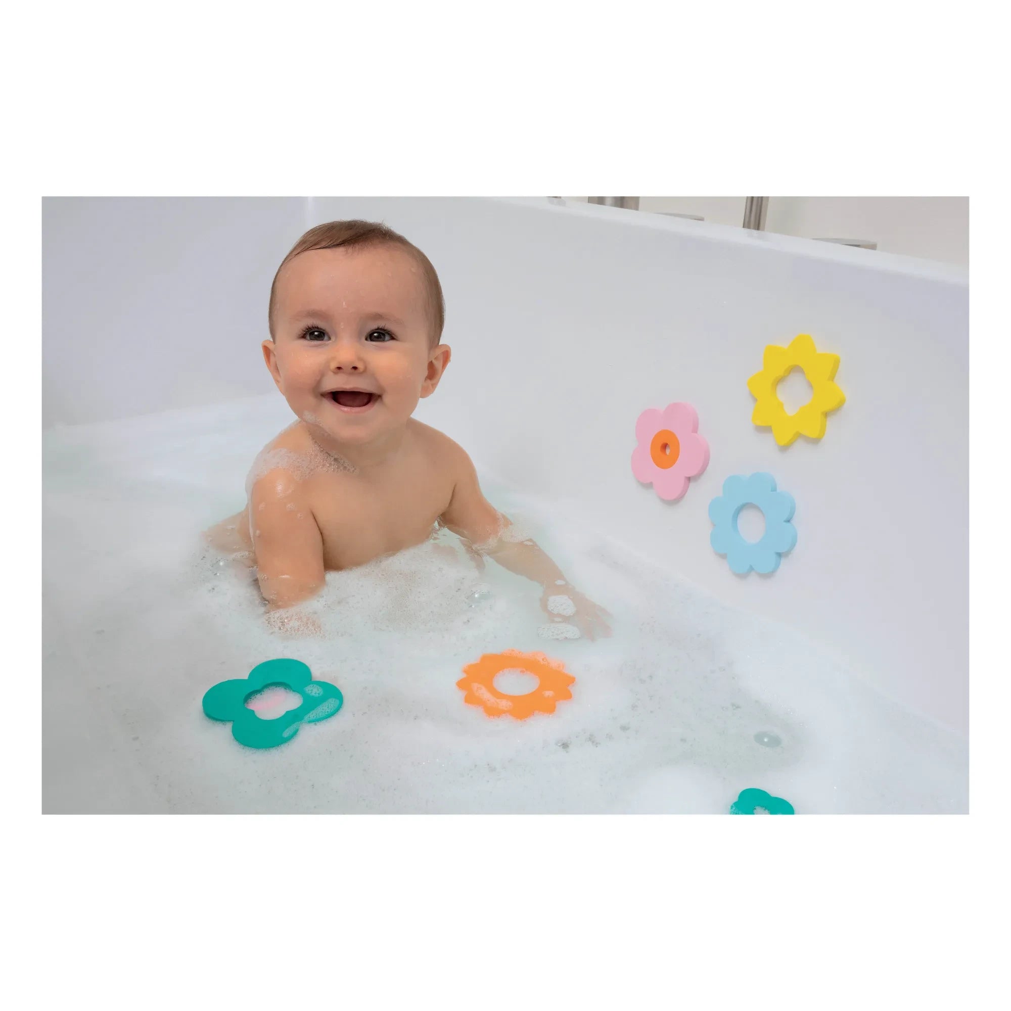 Quut - Flower Power Badewannen-Puzzle