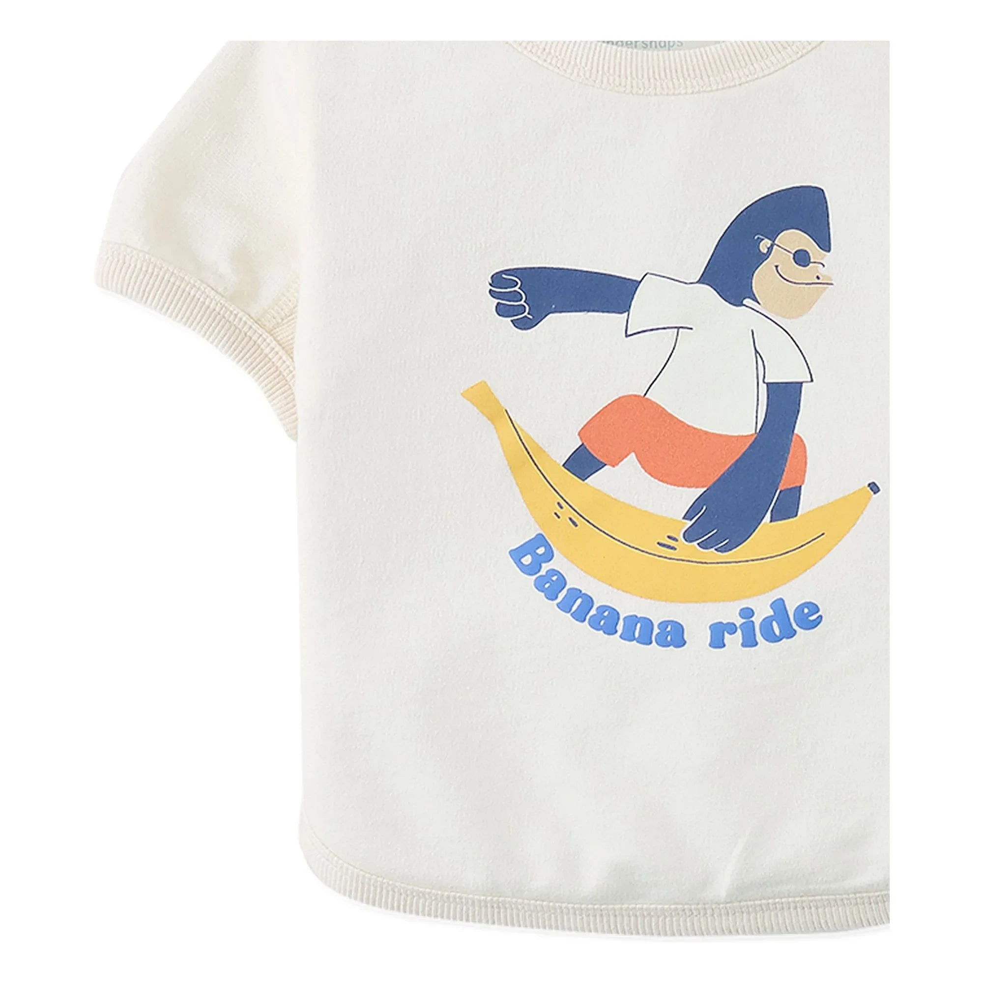 Gingersnaps - Chalice Banana Ride Baby T-Shirt | Weiß
