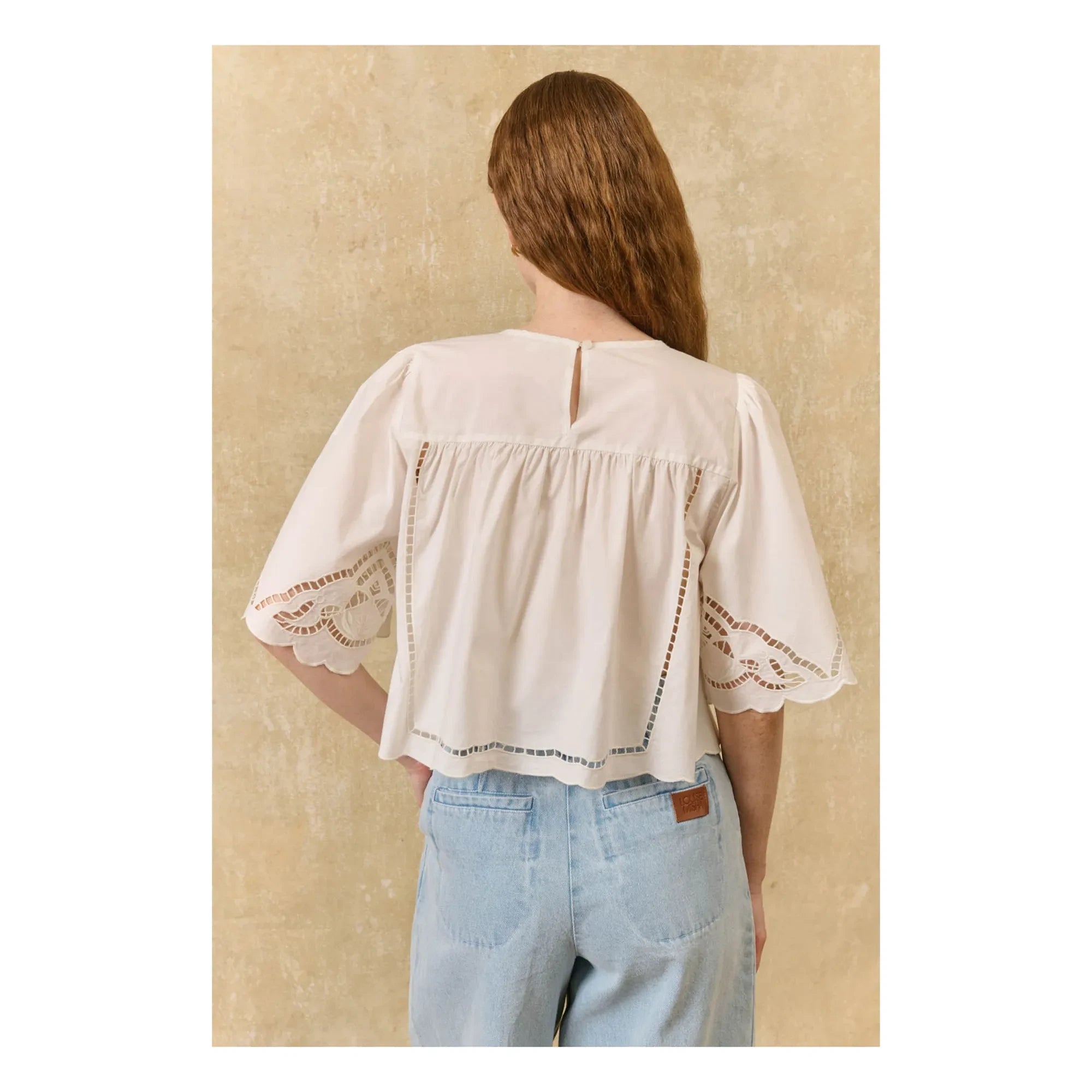 Louise Misha - Louvia Bluse aus Bio-Baumwolle | Weiß
