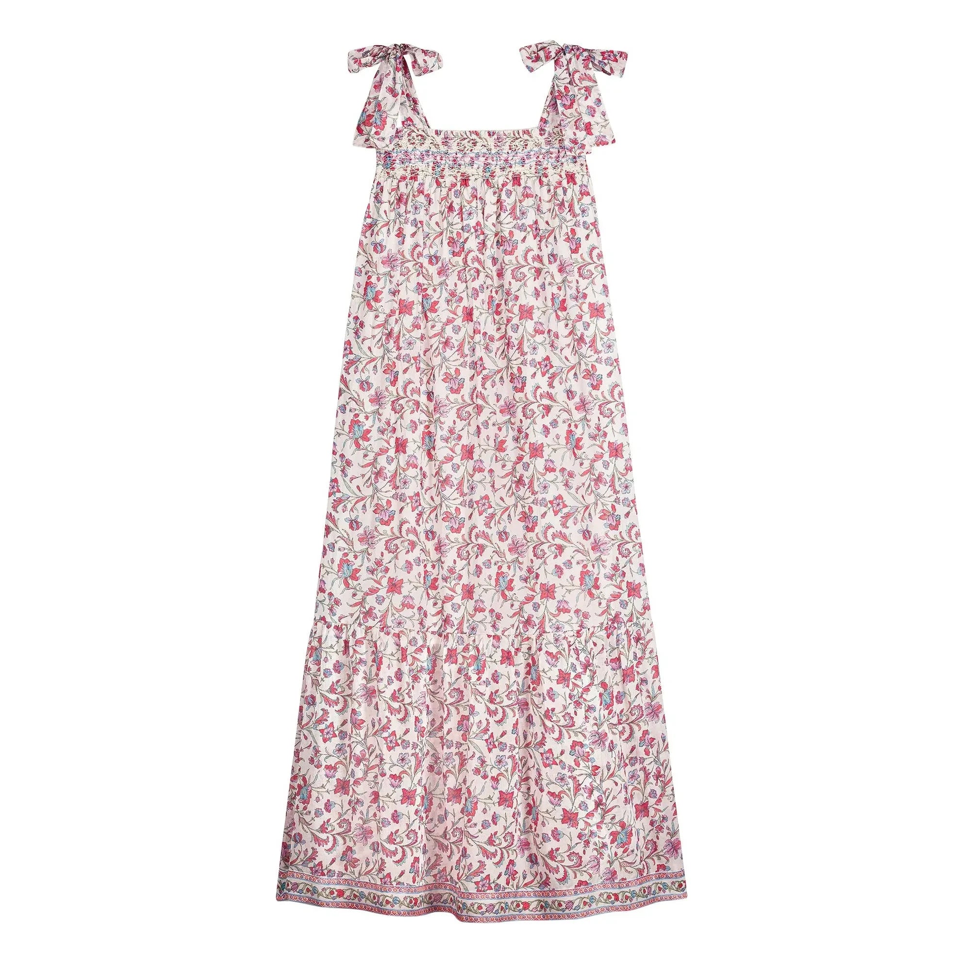 Louise Misha - Marcelette Kleid aus Bio-Baumwolle | Pink