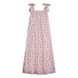Louise Misha - Marcelette Kleid aus Bio-Baumwolle | Pink