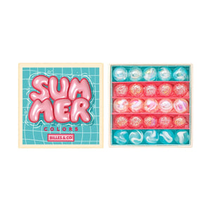 Marbles & Co – Sommerbojen-Set – 25 Murmeln | Pembe