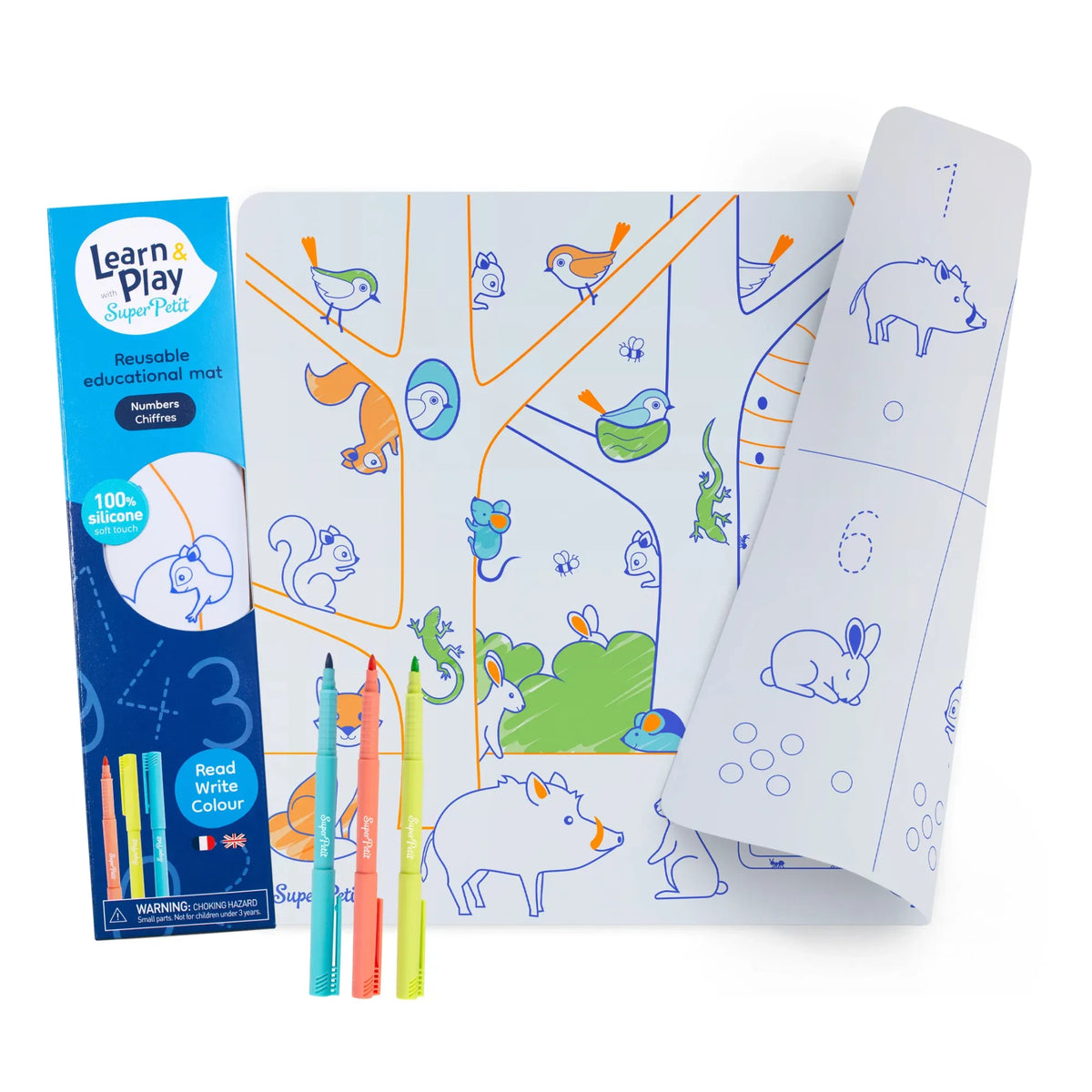 Superpetit - Zahlen Mal-Placemat