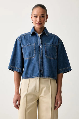 Weekend Max Mara Kadın Denim Gömlek WKDZANNATA