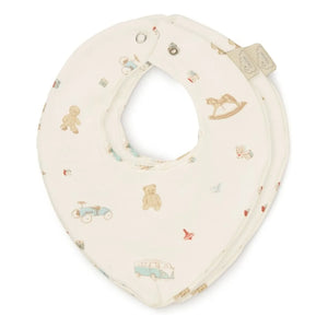 Cam Cam - Vintage Spielzeug Bandana Lätzchen - 2er Set | Beige