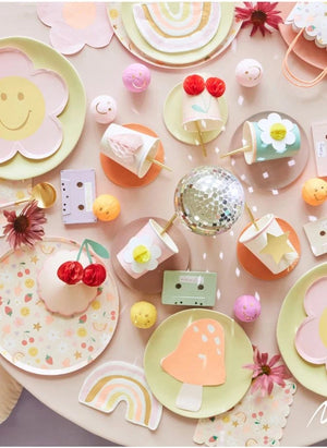 Meri Meri - Happy Icons große Teller - 8er-Set
