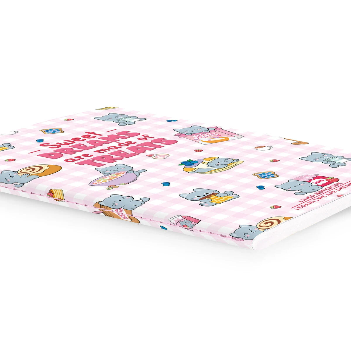 Legami - A6 Çizgili Sert Kapaklı Resimli Defter - Kedi