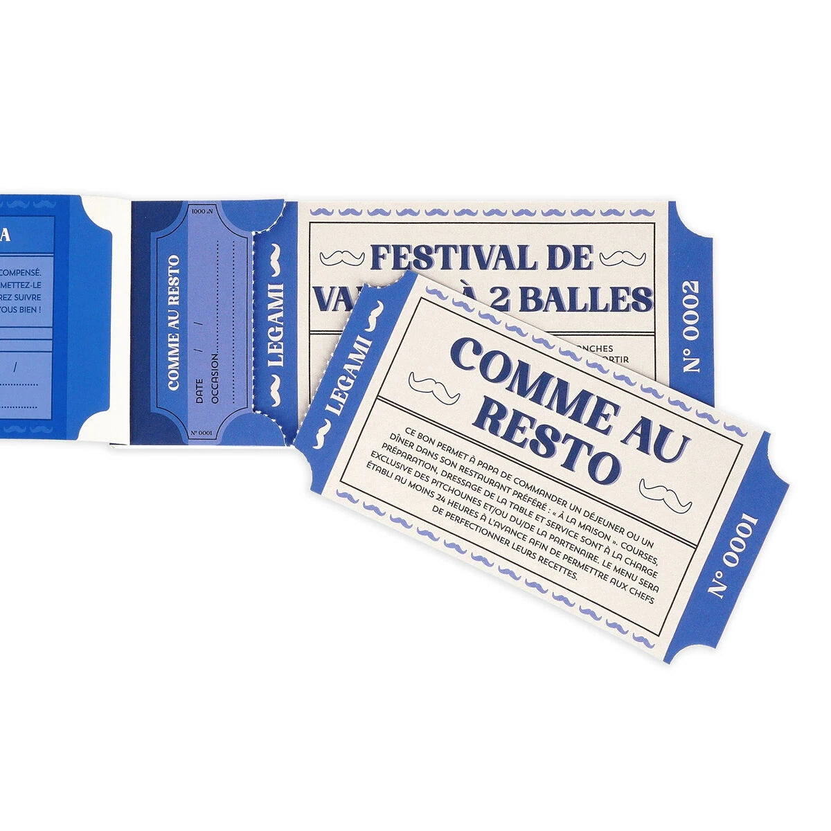 Legami - Kitap 24 Vouchers Dad - French - Gift Vouchers