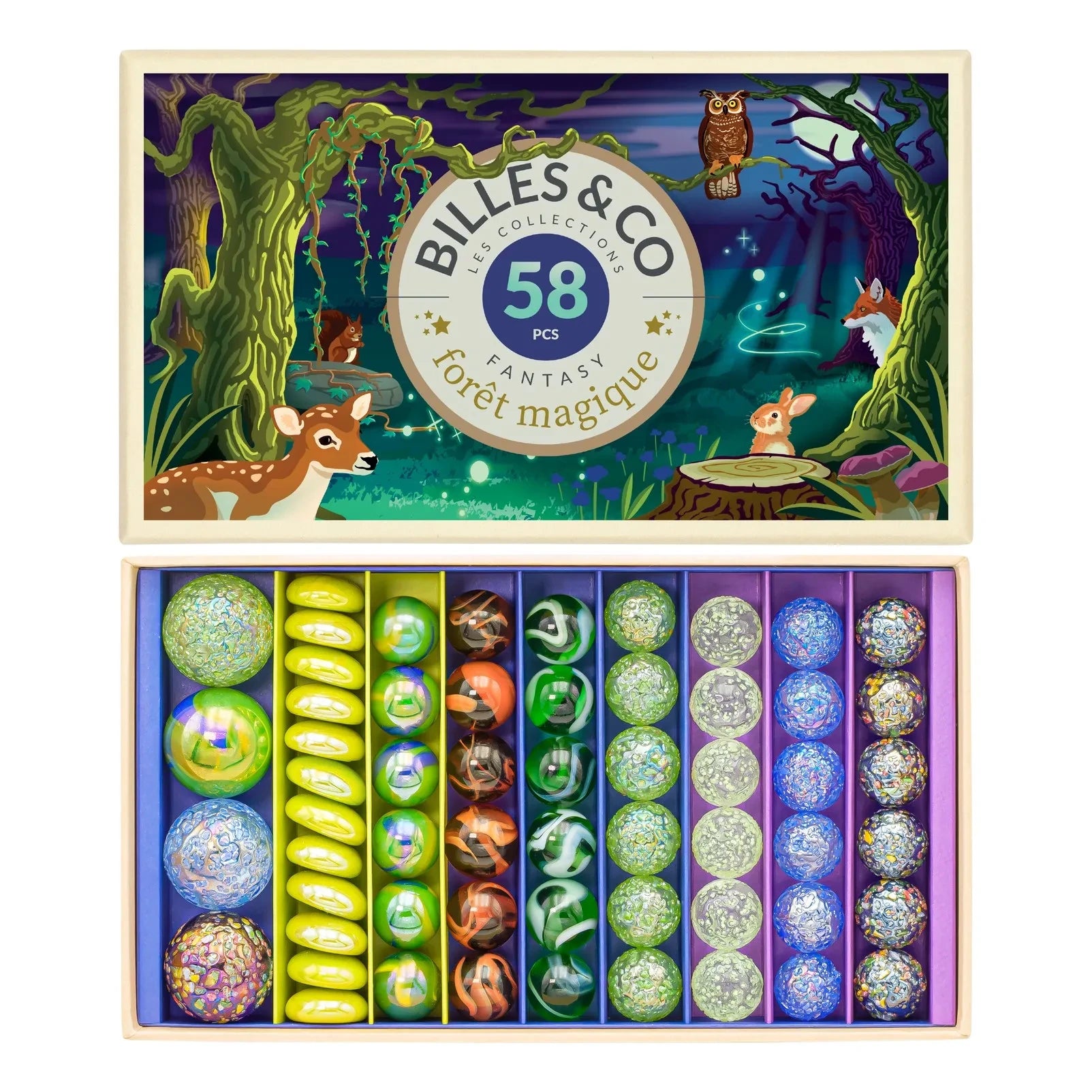 Marbles & Co - Zauberwald-Set - 58 Teile