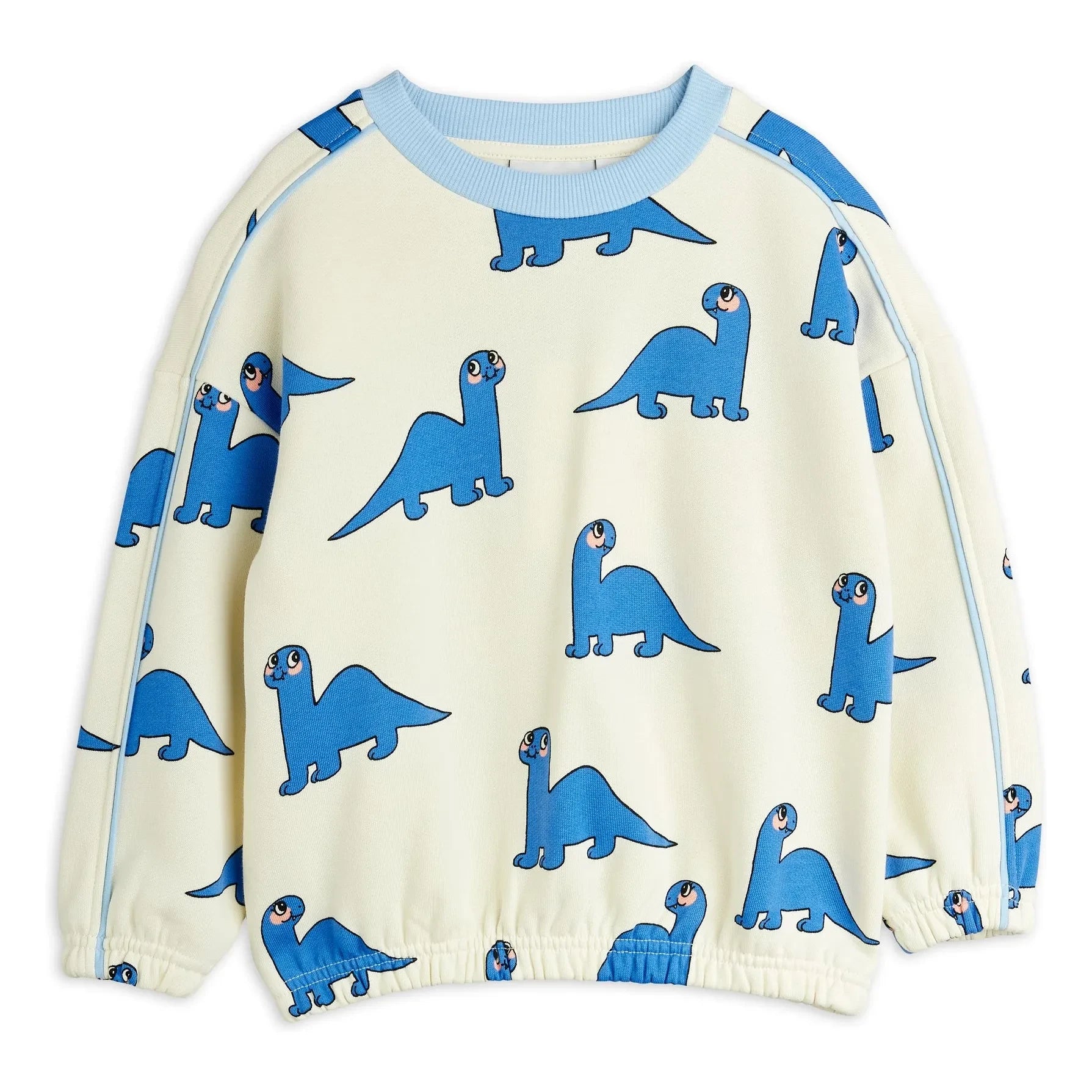Mini Rodini - Dinos Sweatshirt aus Bio-Baumwolle | Ecru