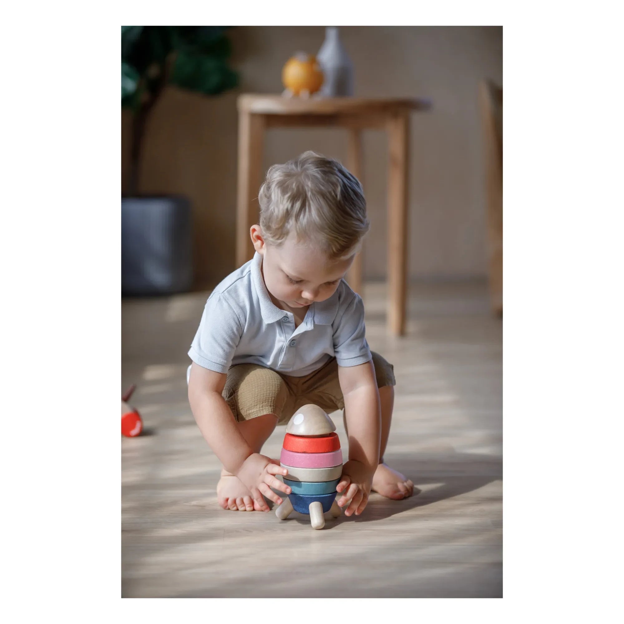 Plan Toys - Stapelbare Rakete Tendresse