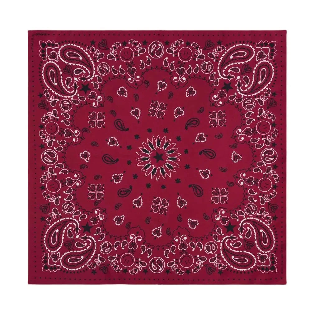 Call it by your name - Bandana Small Etoile Soie | Bordo