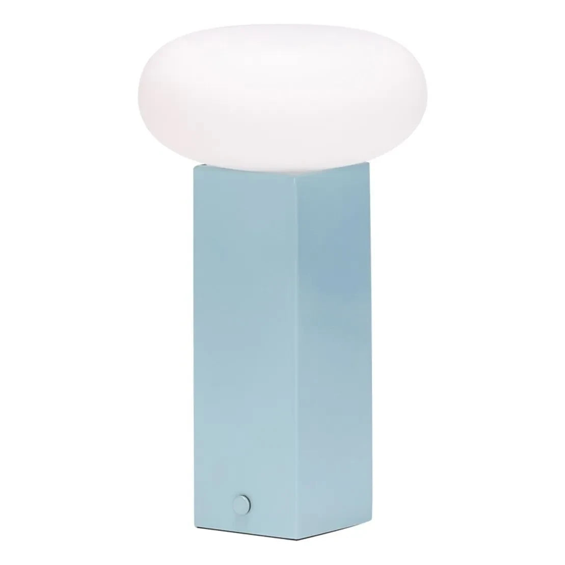 Hübsch - Niedrige tragbare Lampe | Blau