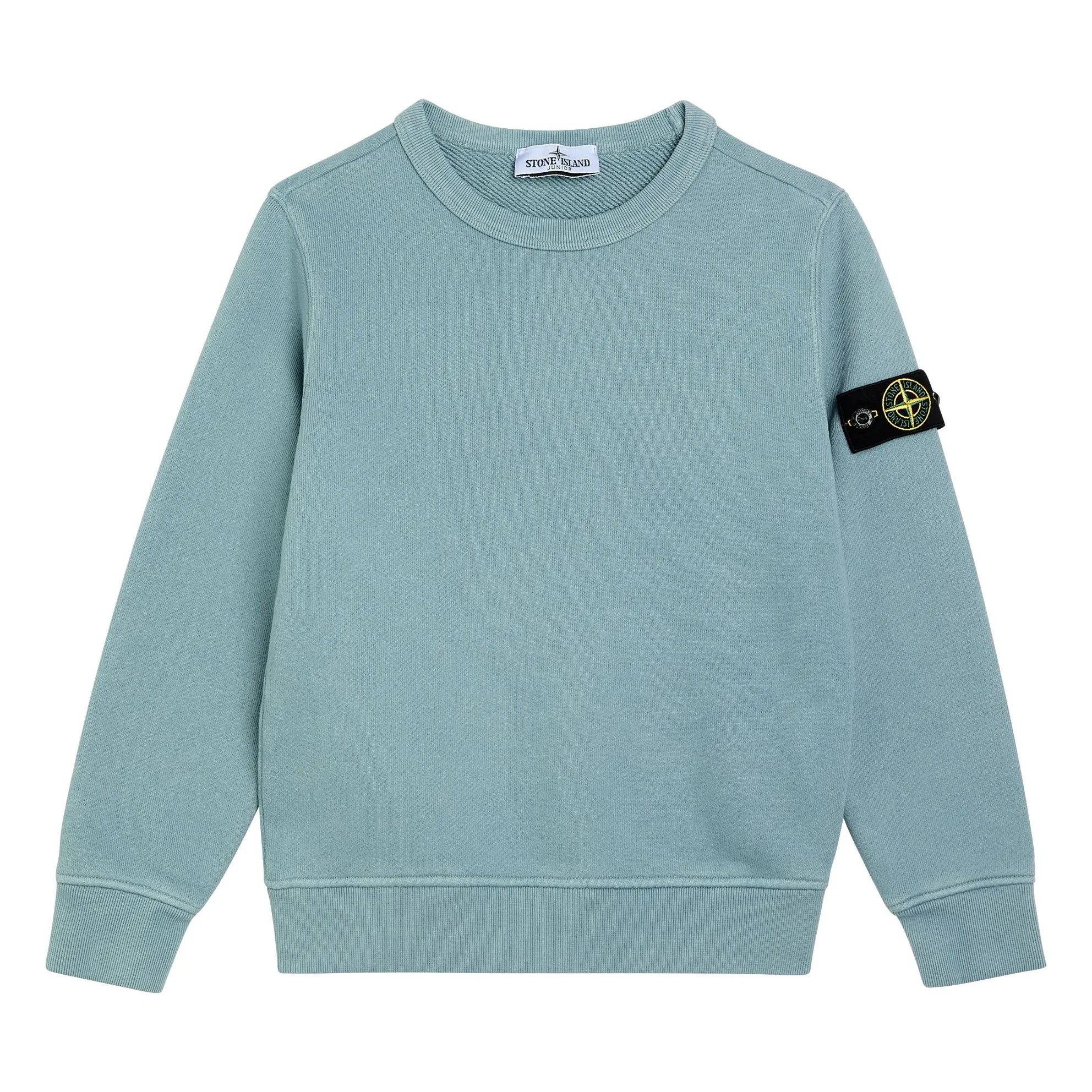 Stone Island - Logo-Sweatshirt | Hellblau