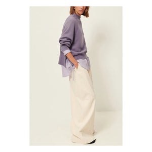 Sessùn - Oliveira Baumwoll-Sweatshirt | Lila