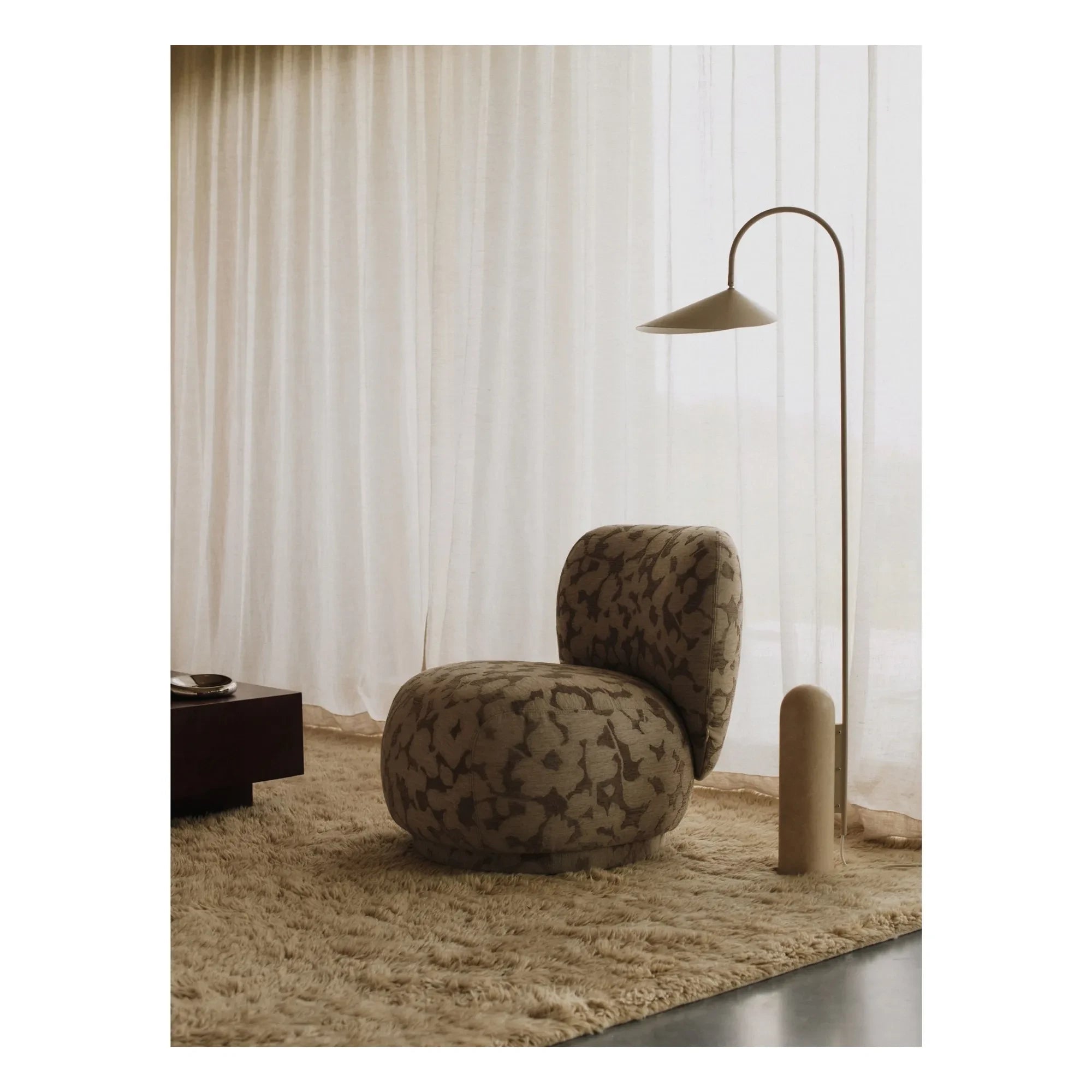 Ferm Living - Rico Piccolo Cilla Sessel | Taupe Braun