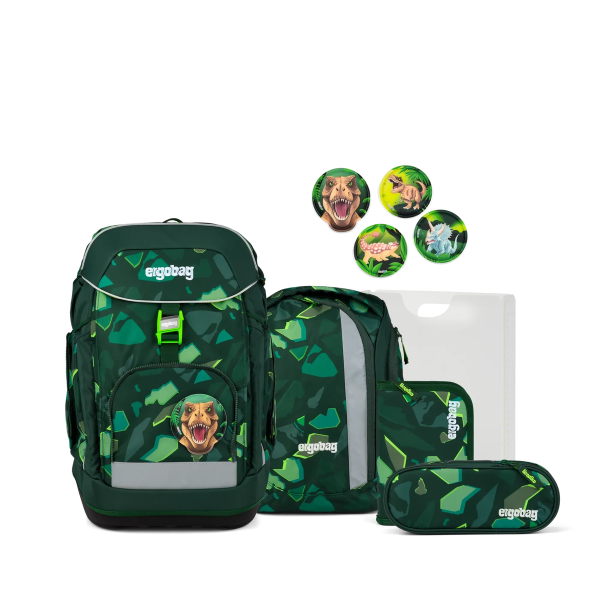 Ergobag - Schulrucksack Set Maxi Bearasaurus