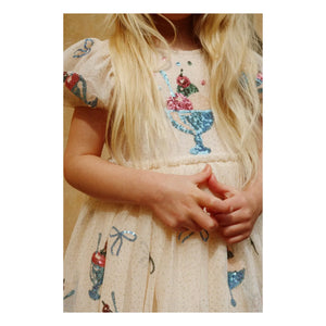 Konges Sløjd - Yvonne Glaces Tüllkleid | Creme