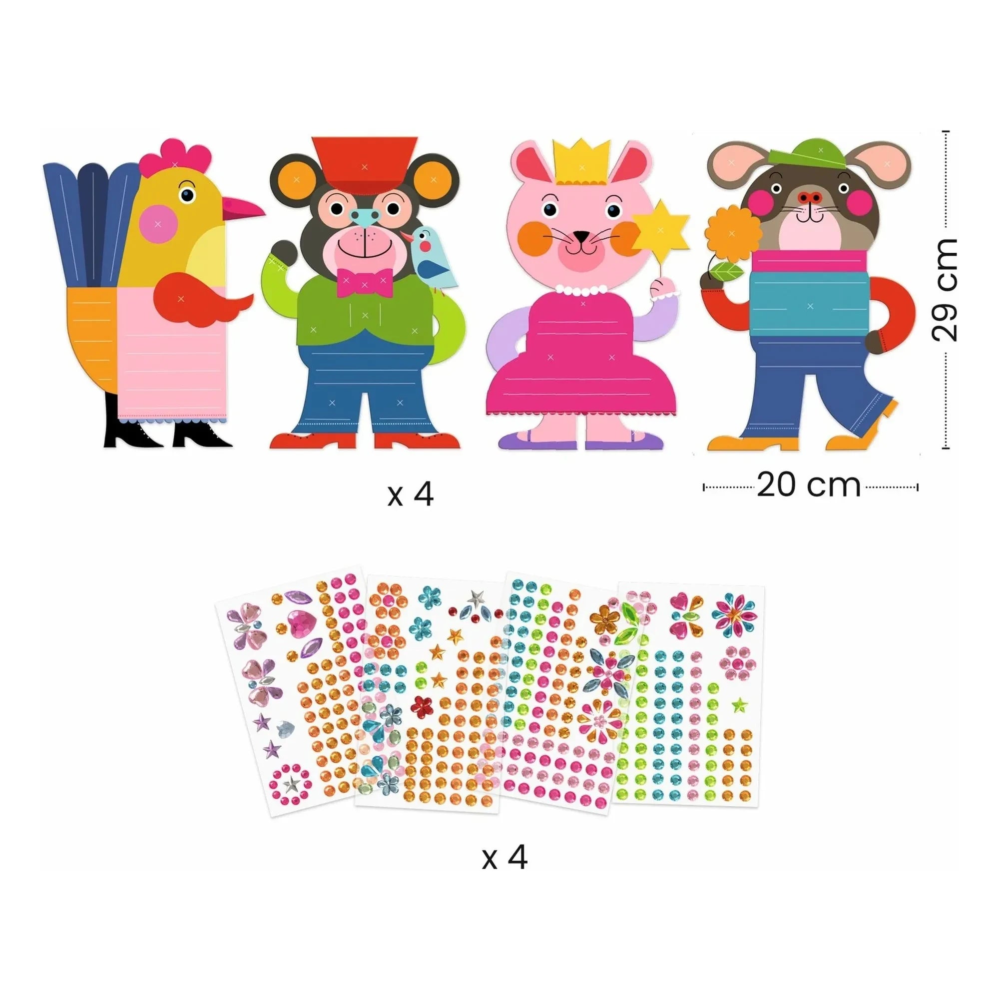 Djeco - Glitzersticker