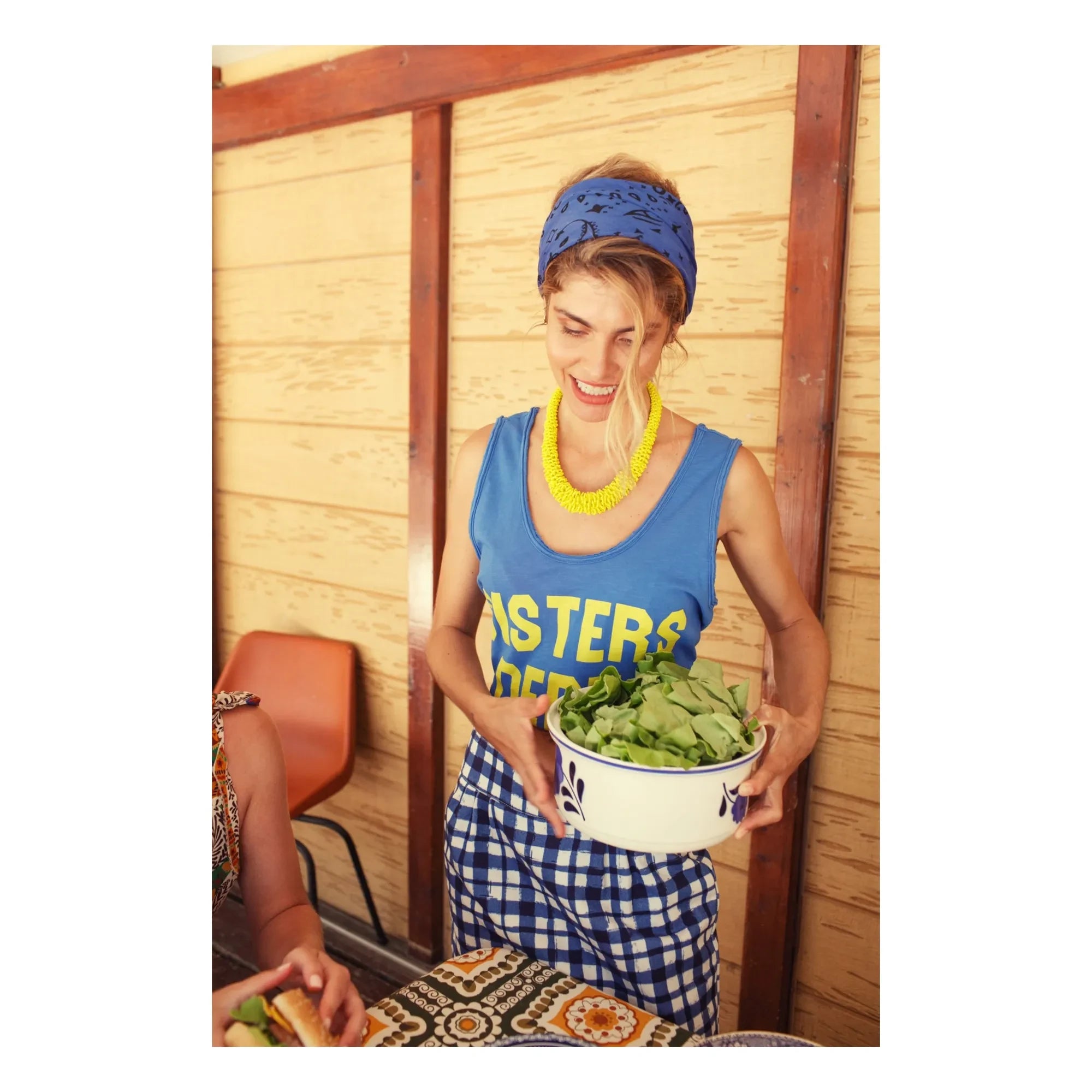 Sisters Department - Olivia Baumwoll-Top | Blau