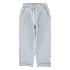 Piupiuchick - Gestreifte Jeans | Blau