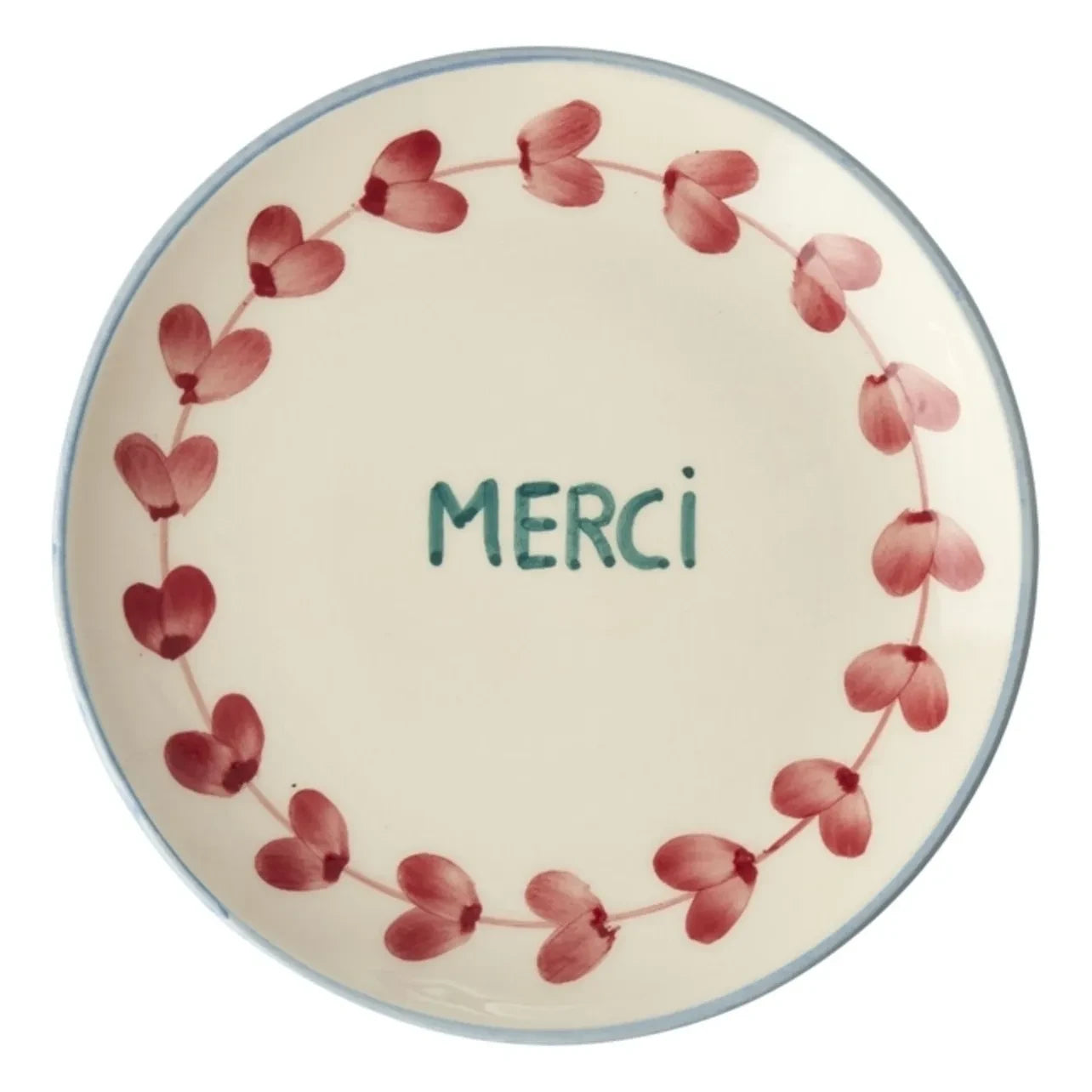Rice - Merci Keramik-Dessertteller | Rosa
