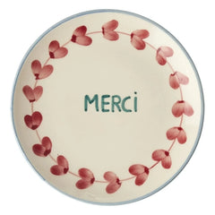 Rice - Merci Keramik-Dessertteller | Rosa