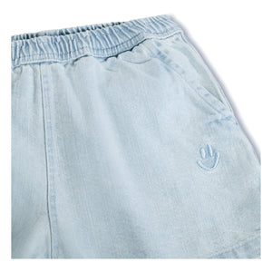 Molo - Denim Shine Bio-Baumwoll Shorts | Hellblau