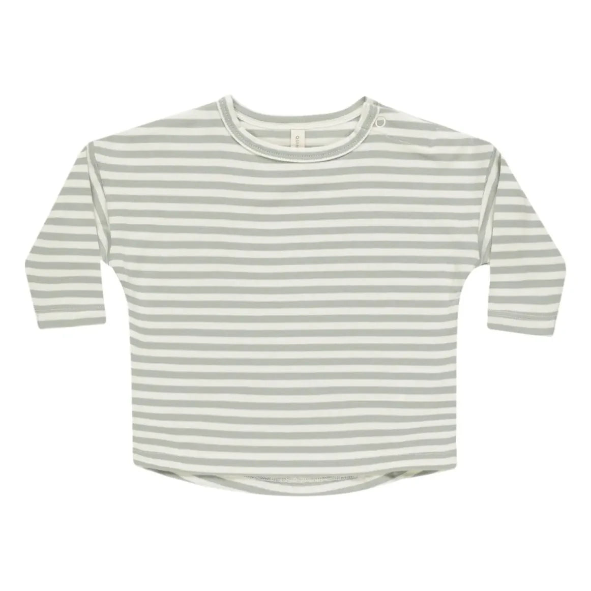 Quincy Mae - Rundhals-T-Shirt | Gebrochenes Weiß