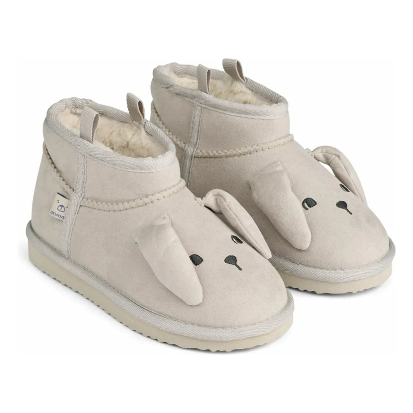 Liewood – Alban Hase recycelte Faserschuhe | Hellgrau