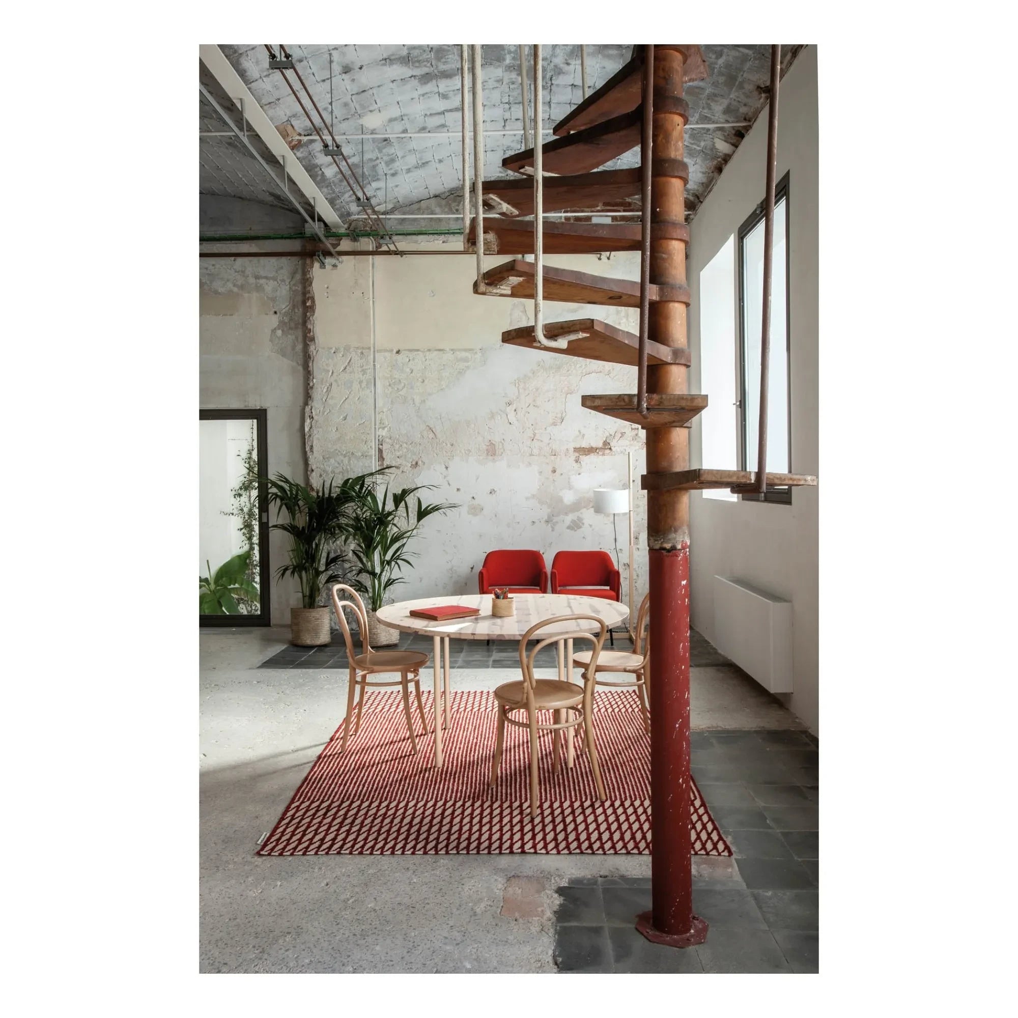 Nanimarquina - Blur Teppich, Ronan & Erwan Bouroullec | Rot