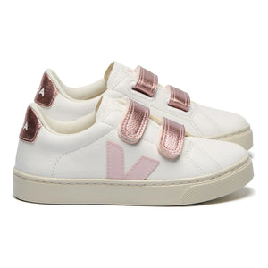 Veja - Esplar Deri Çizik Sneakers | Beyaz