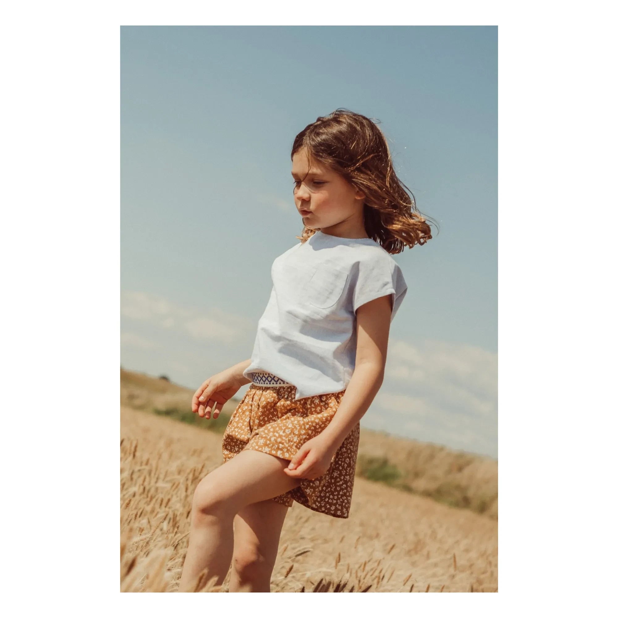 THE LiTTLE POETS - Nadir Bio-Baumwoll-Shorts | Karamell