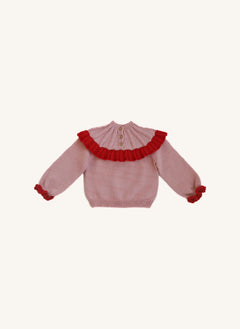 Kalinka - Dove Merino-Wollpullover | Rosa