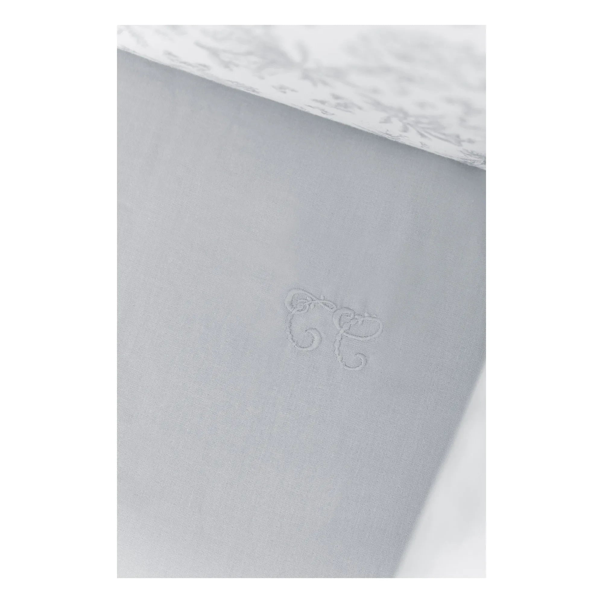 Tartine et Chocolat - Toile de Jouy Spannbettlaken | Grau