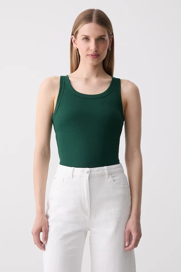 Marc O'Polo Damen-Top aus Baumwolle mit Elasthan
