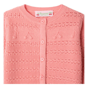 Bonpoint - Mahana Yün Hırka | Şeker pembesi