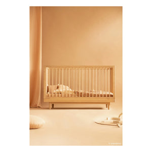 Nobodinoz - Pure Umbaubares Babybett 70x140 cm | Eiche