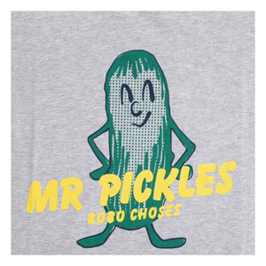 Bobo Choses - Mr Pickles T-Shirt aus Bio-Baumwolle | Heather Grau