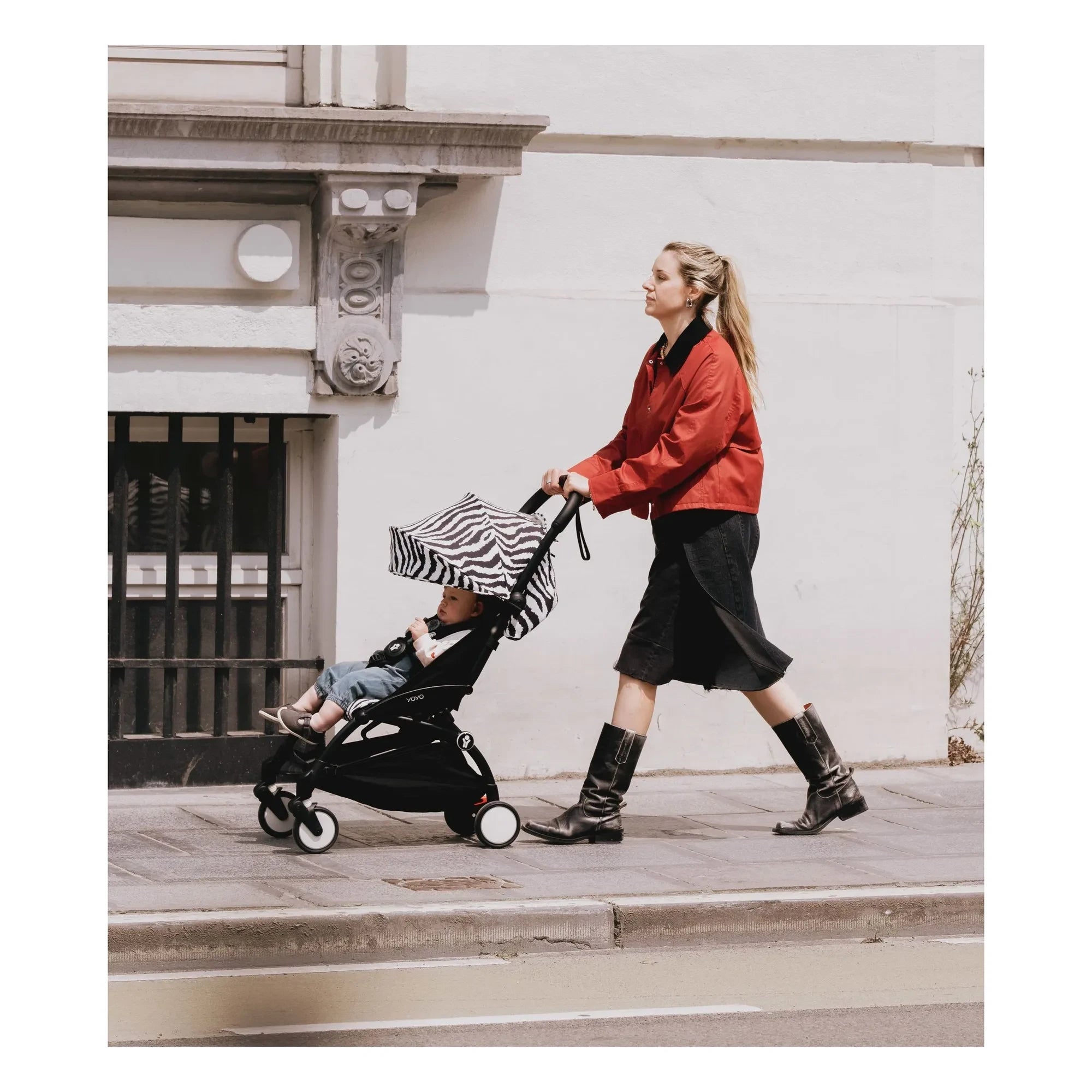 Stokke® - YOYO³ 6+ Kinderwagen Weißer Rahmen | Zebra