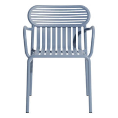 Petite friture - Armlehnstuhl Weekend - 2er-Set | Grau-Blau