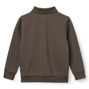 Copenhagen Colors - Elastische Bio-Baumwoll-Strickjacke | Dunkelbraun